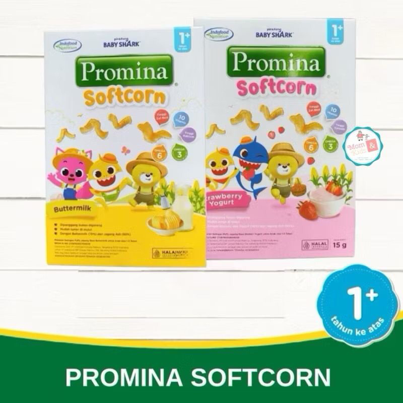 PROMINA SOFTCORN 15GR | PROMINA SOFT CORN | SNACK CEMILAN MPASI BAYI ANAK 1 TAHUN KE ATAS