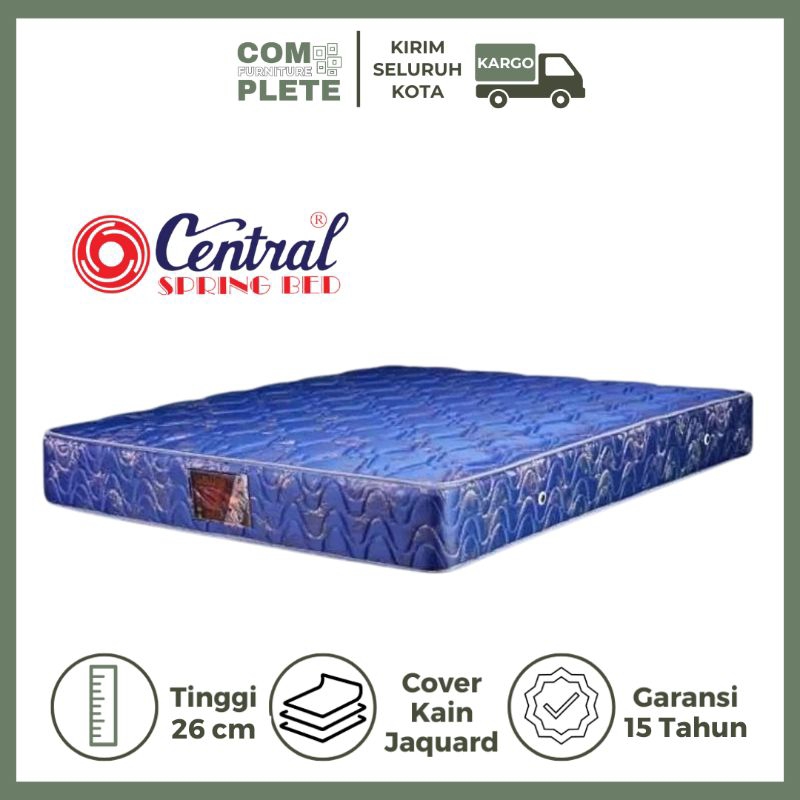 Kasur Springbed Central Deluxe 160x200 / Spring bed Central No 2 Murah Jakarta Bogor Depok Tangerang