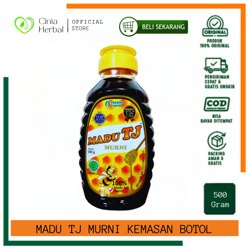 

Madu TJ Extra Royal Jelly dan Bee Pollen 500g // Madu TJ Tresno Joyo Super