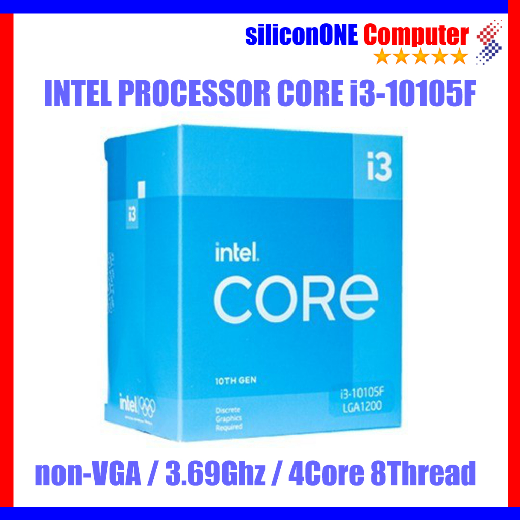 Intel Processor Core i3-10105F BOX