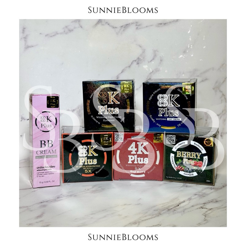 4K PLUS WHITENING DAY NIGHT CREAM BERRY PLUS