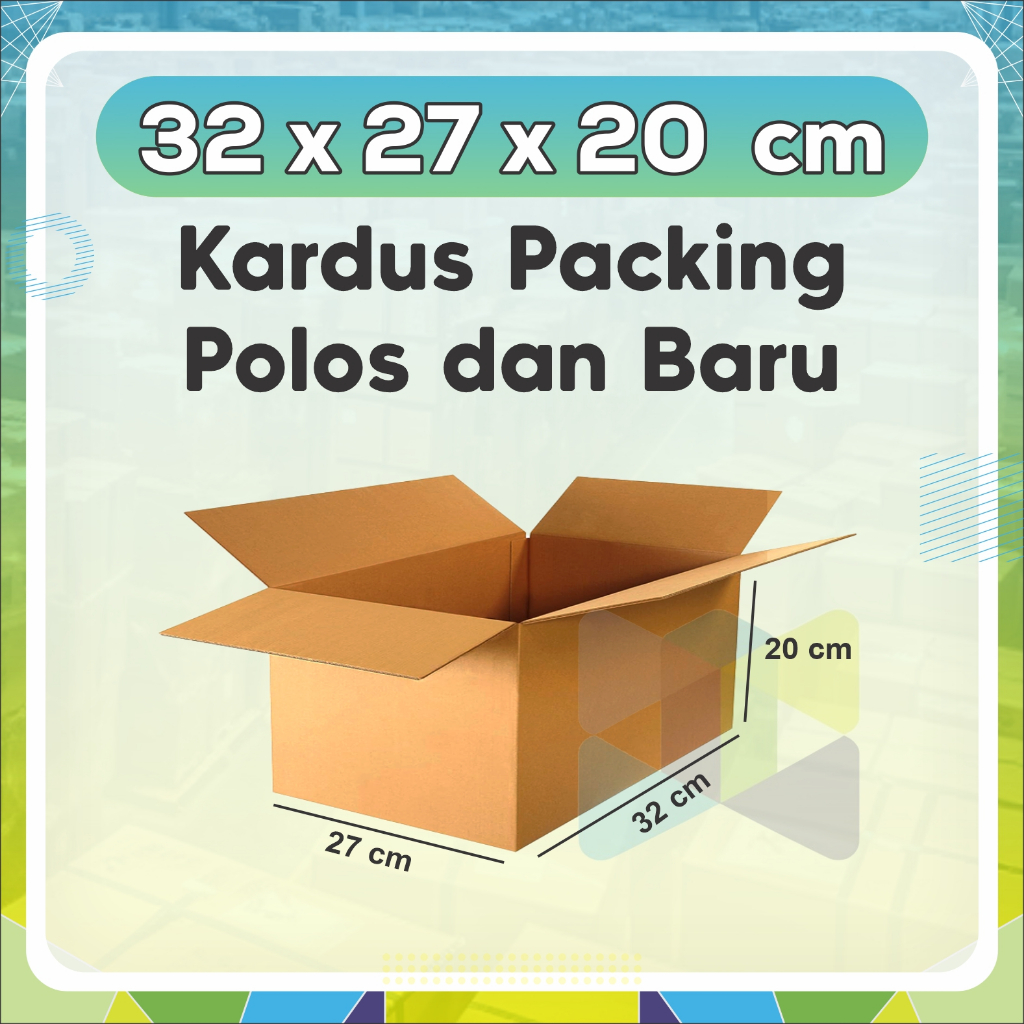 

Box Packing 32x27x20 / Kardus Packing / Karton Packing