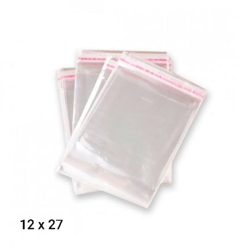 

Harga pabrik !! plastik OPP lem 12 x 27 isi 100