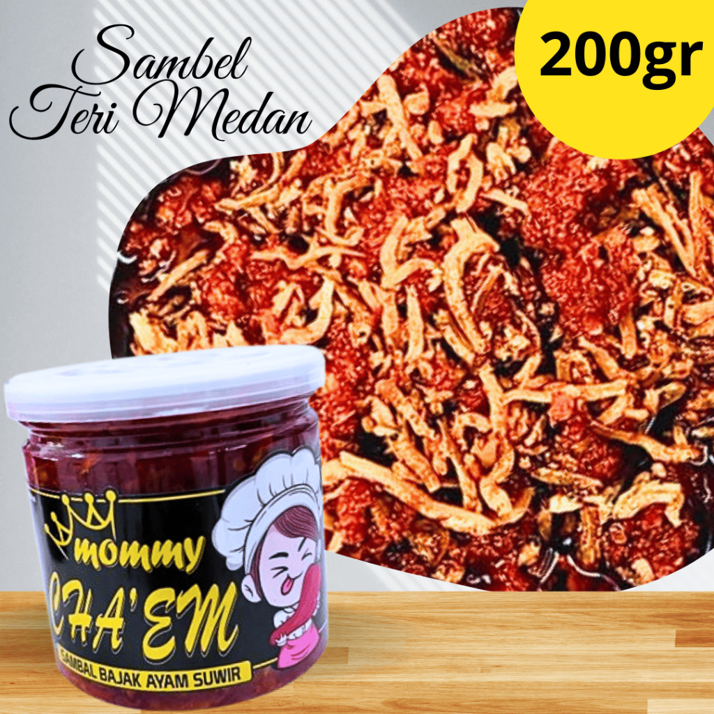 

SAMBAL TERI JENGKI / 130gr / 200gr / SAMBAL MOMMY CHA'EM