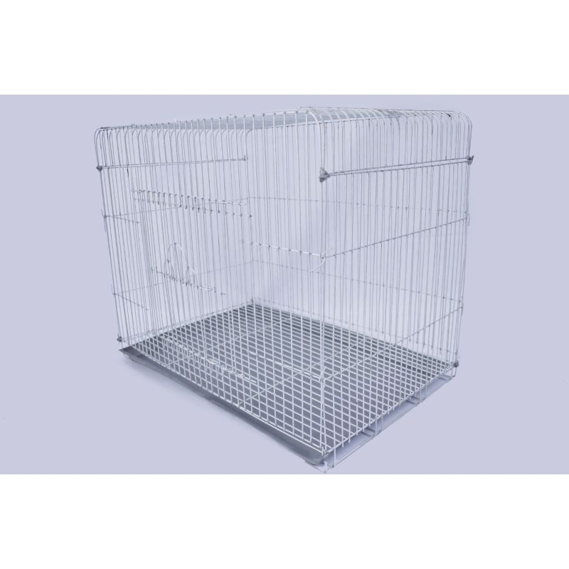 sangkar burung / sangkar besi polos tanpa cat plus talam ukuran 40 x 60