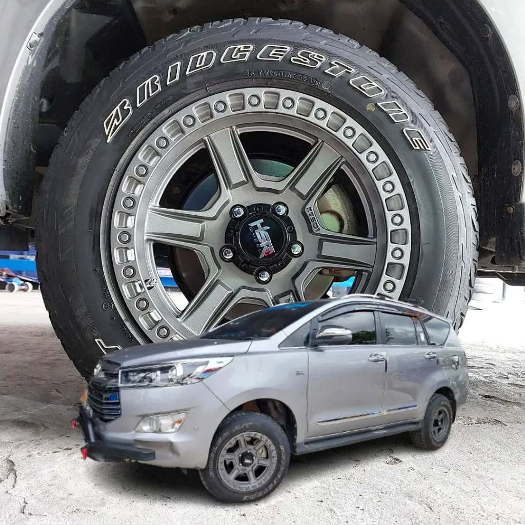 Velg mobil rangga ring 16 HSR XTS01 baut 5x114,3- velg mobil reborn almaz rush terios ring 16