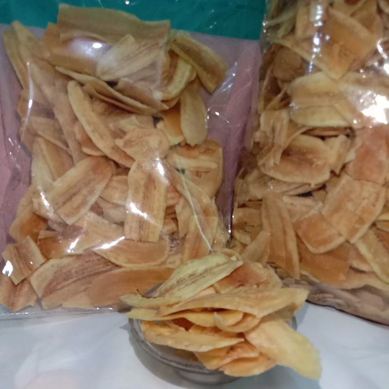 

keripik pisang kepok 500gram,asli dari pisang kepok enak renyah gurih