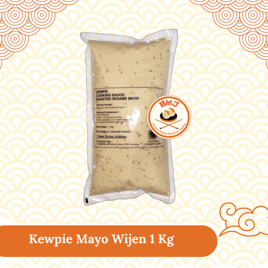 

Kewpie Cooking Sauce Roasted Sesame Mayo 1 kg | Mayonnaise Wijen Sangrai