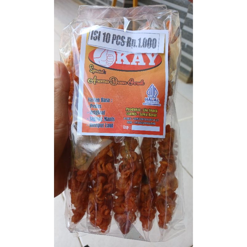 

MAKARONI BANTAT URIL/SPIRAL, ISI 10pcs