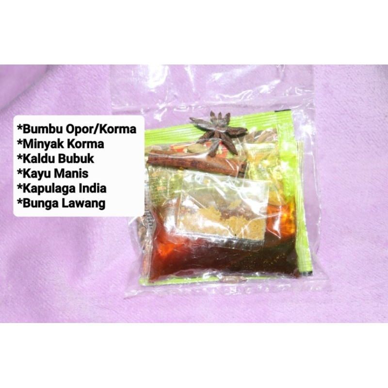 

BUMBU OPOR / BUMBU GULAI KORMA LENGKAP