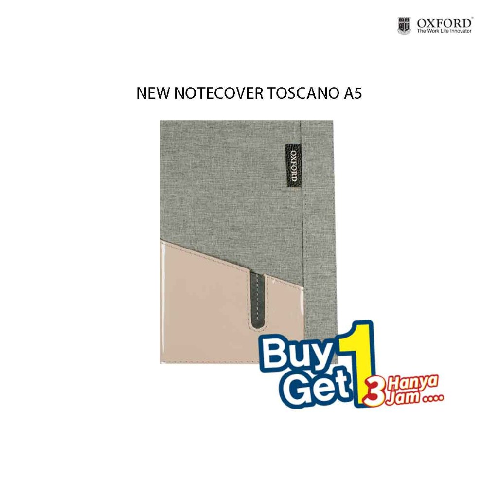 

Buy 1 Get 1 Buku tulis New Notecover Toscano A5