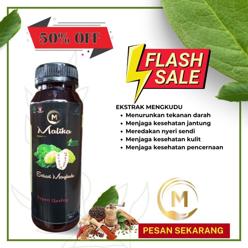

Malika Extract Mengkudu 100% alami