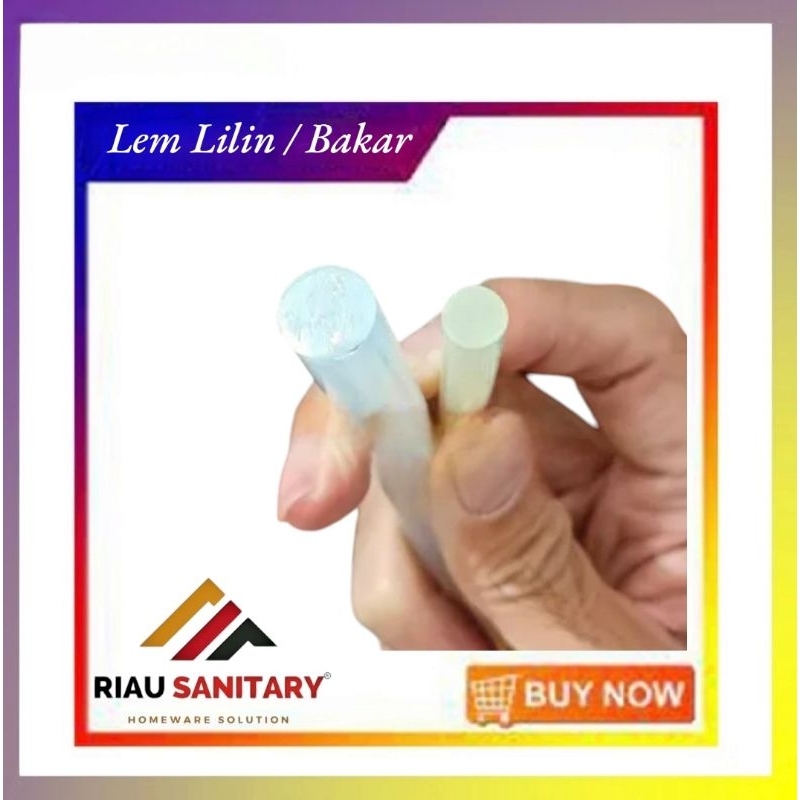

lem tembak/lem batang bakar/lem lilin/lem stik ( 10 batang )