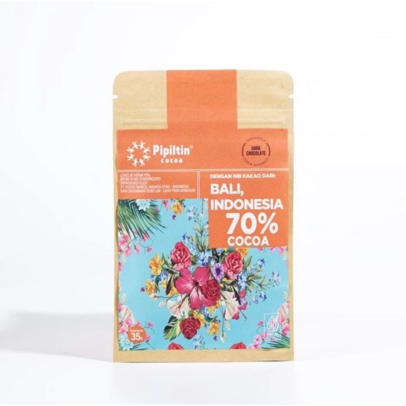 

Pipiltin Cocoa Dark Chocolate Bar Bali 70% 35gr