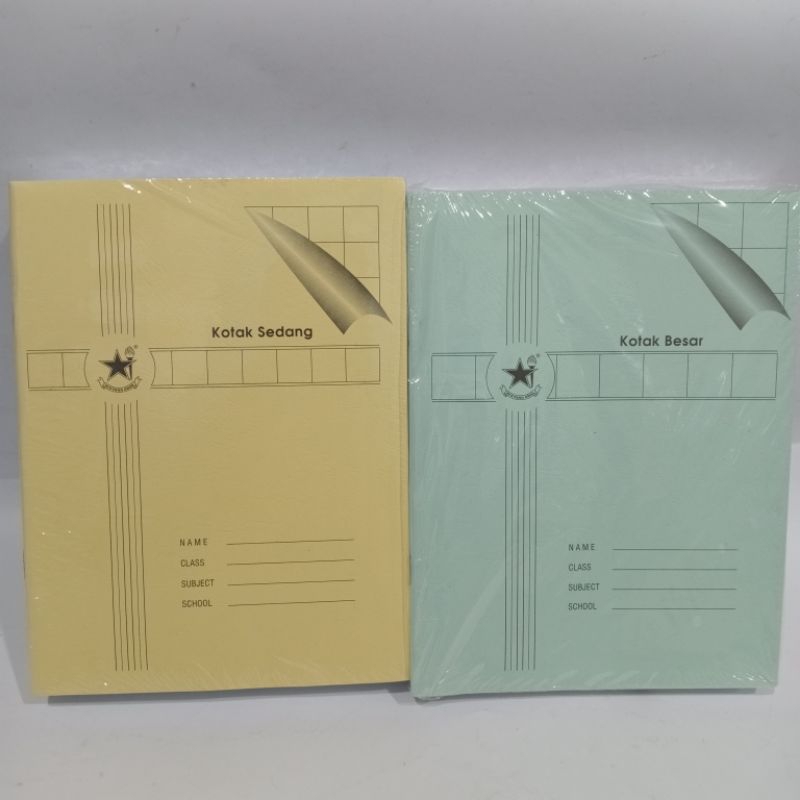 

(ECER) Buku Tulis Kotak Besar atau Sedang