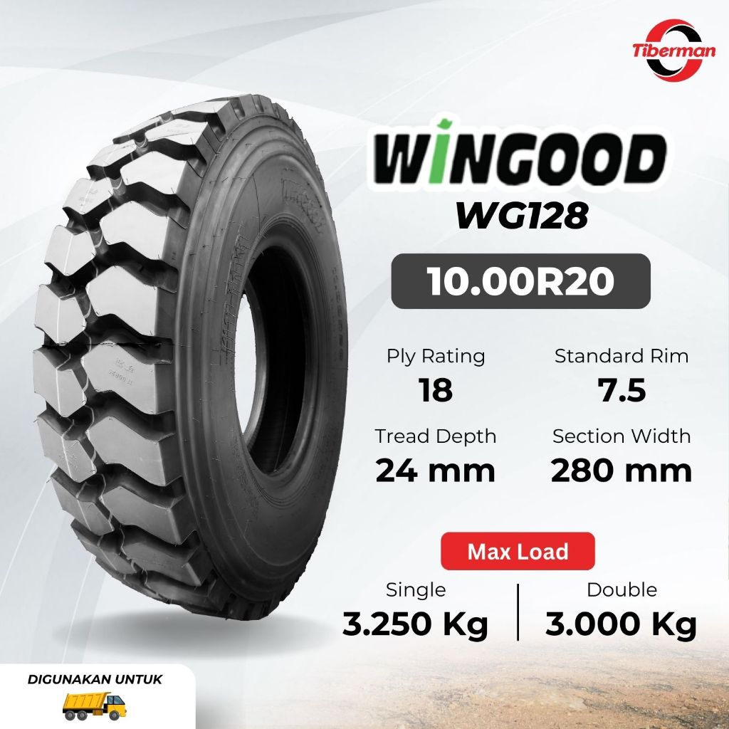 Ban Truk Wingood 1000R20 18PR WG128