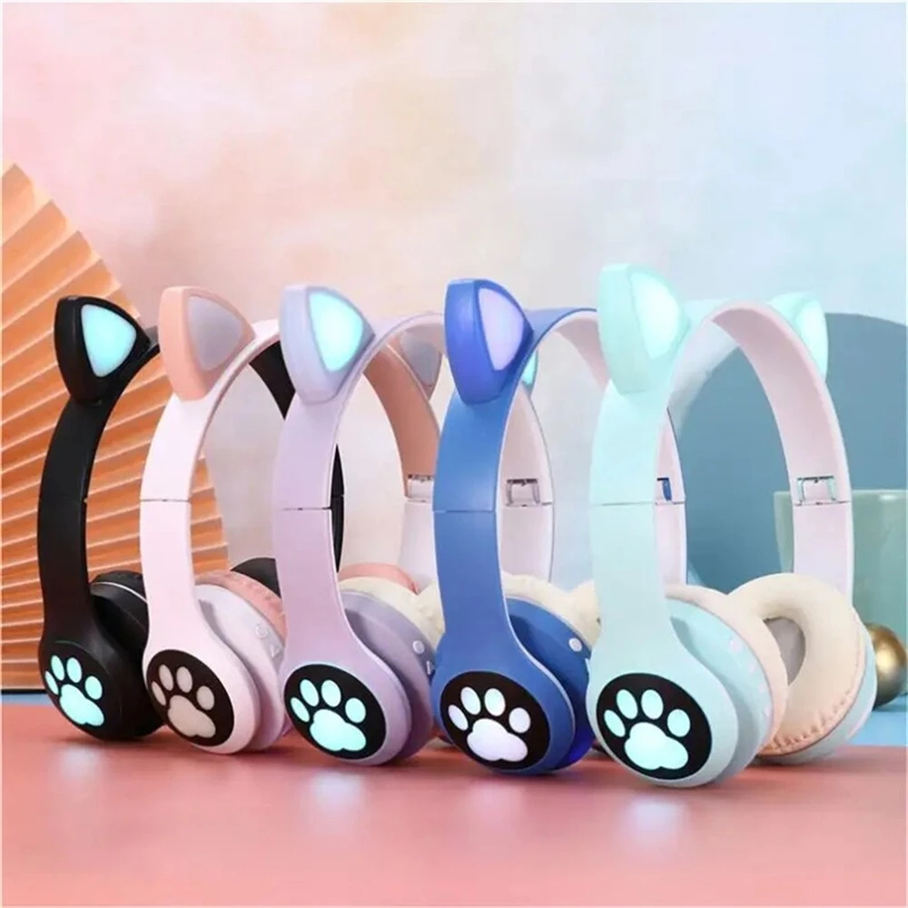 Headphone Bando Kucing Wireless / Headset Gaming Kucing