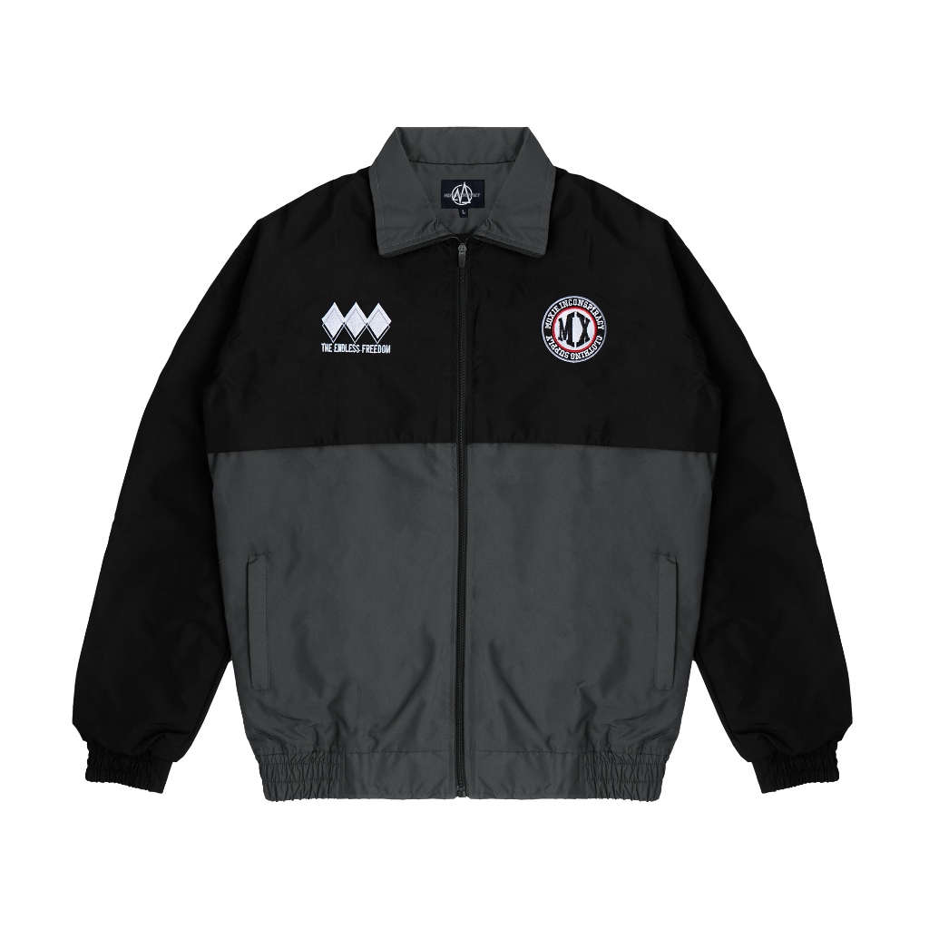 Moxie Reign Track Suit  Jacket - Black & Grey