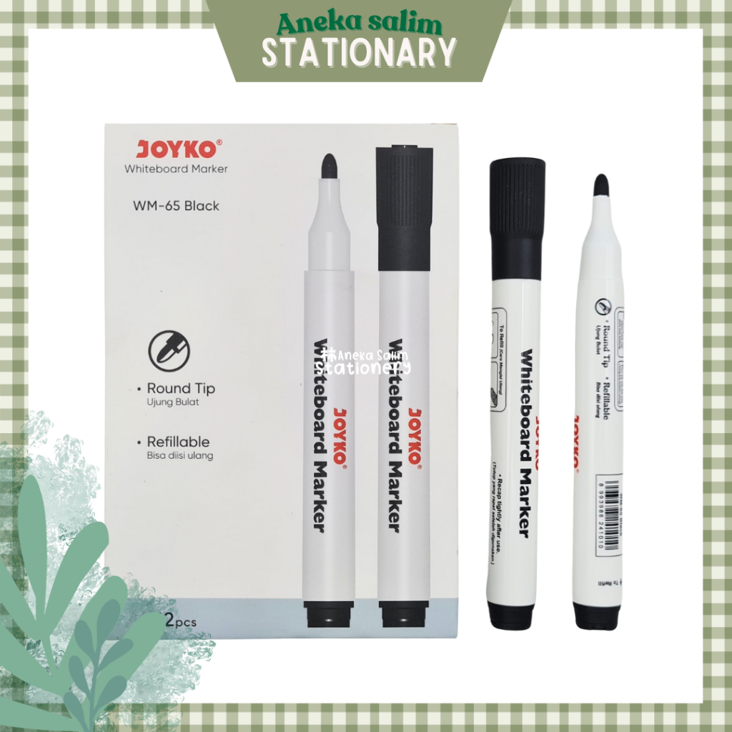 

Anekasalim - (lusin) Spidol whiteboard Joyko warna hitam