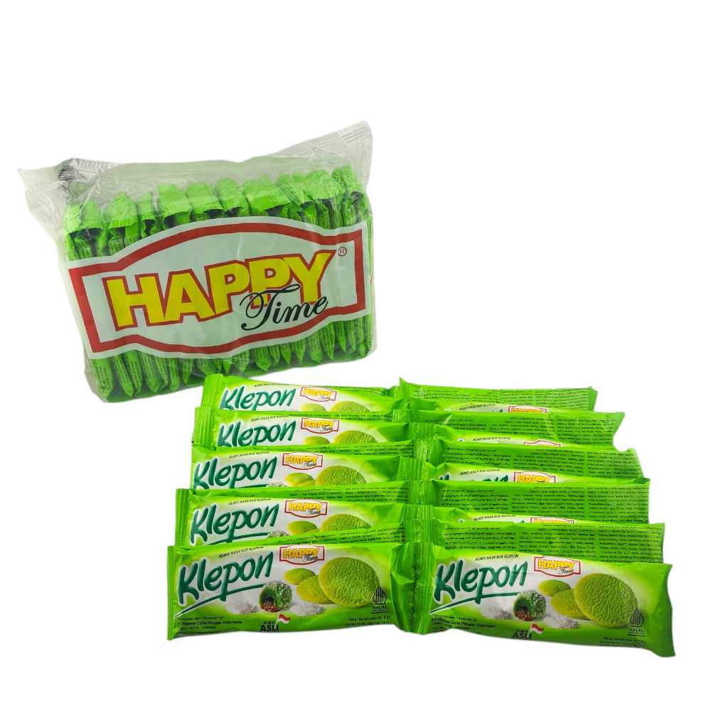 

Happy time Klepon - Netto 20 bks x