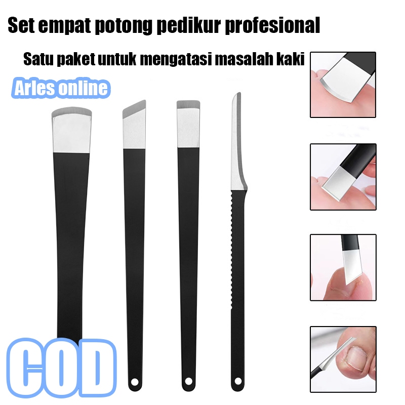 5Pcs Set Pisau Kuku Cantengan / Pedicure Knife Tools / Callus Remover / Dead Skin Remover