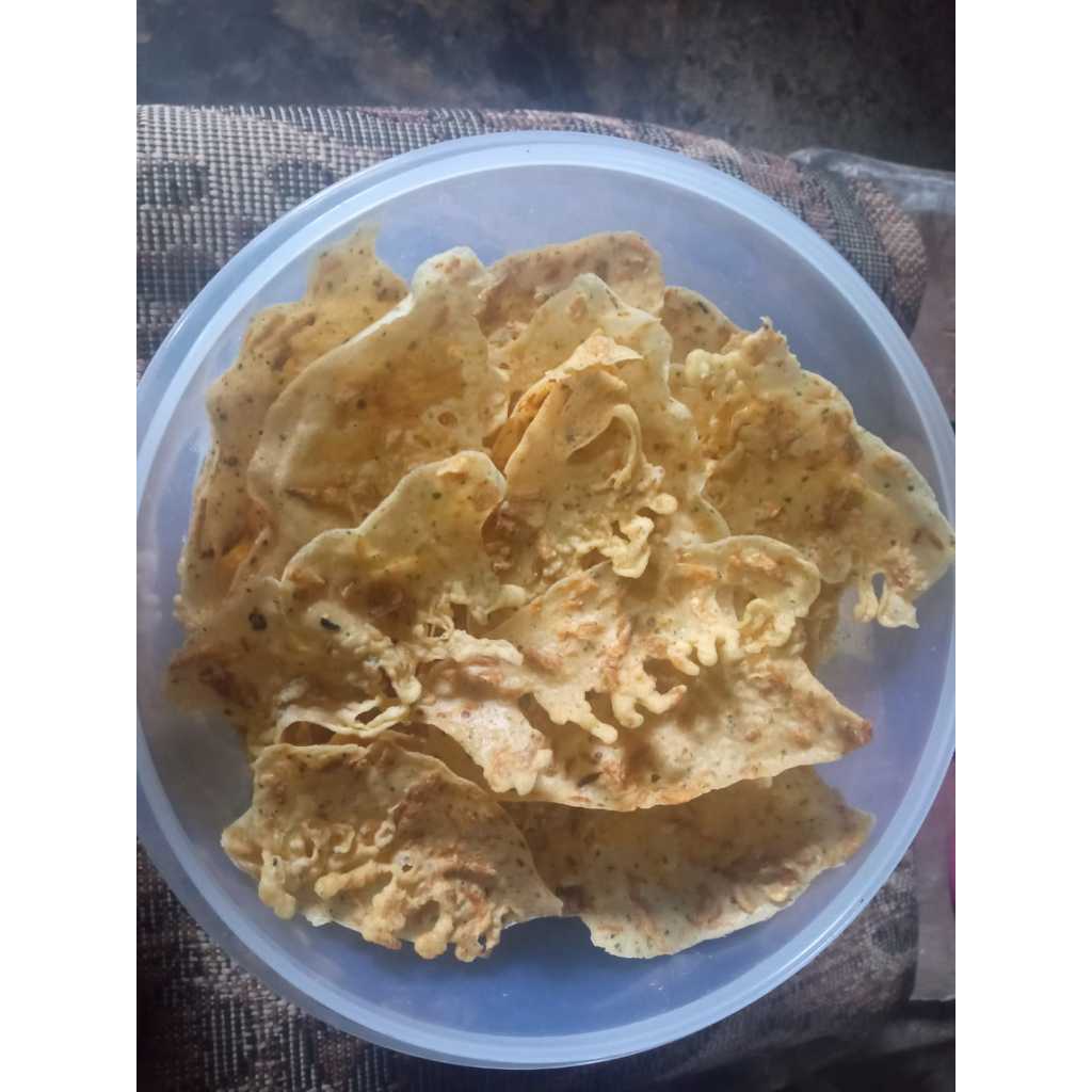 

rempeyek renyah murah meriah kemasan 1 dan 1/2 kg