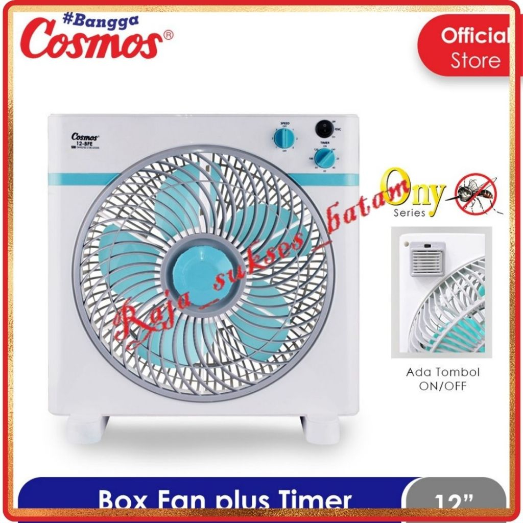 Cosmos 12-BFE ONY - Box Fan 12 inch with Mosquito Repellent BATAM
