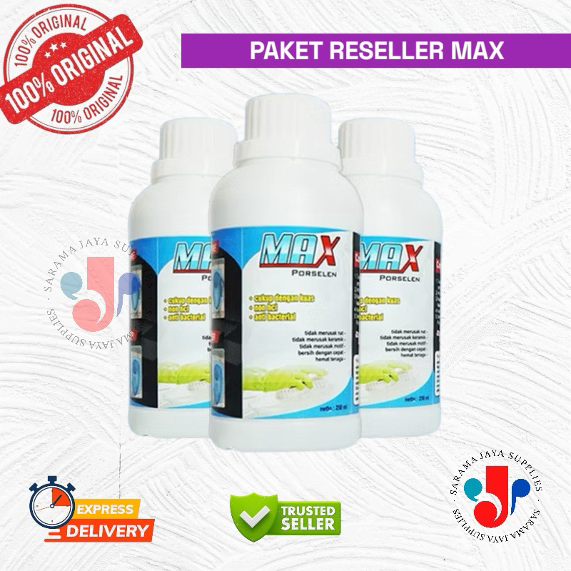 SARAMAJAYA • MAX PEMBERSIH PORSELEN ECER / GROSIR
