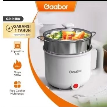 Gaabor Panci Listrik 1.8 L Serbaguna Multifungsi - GR-N18A