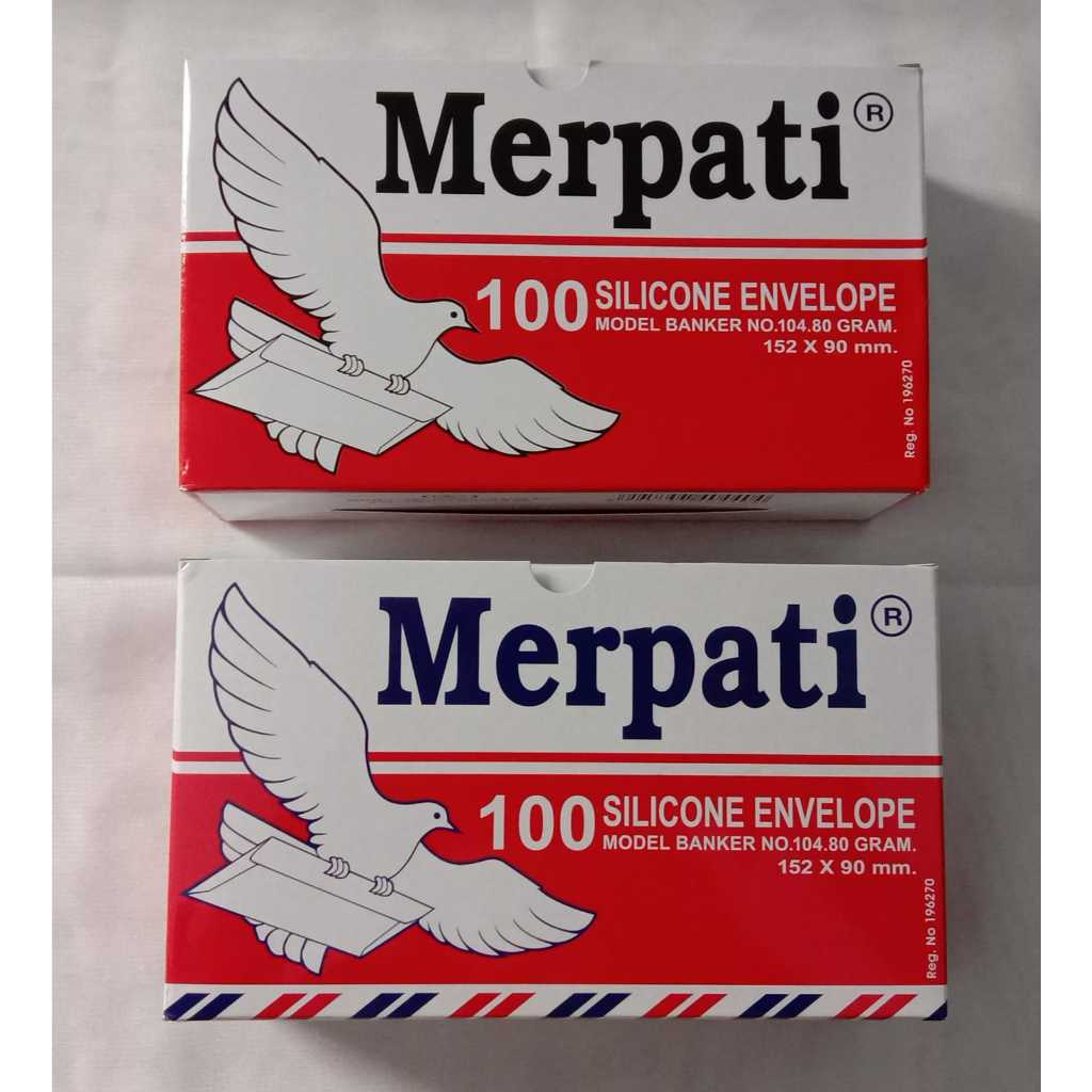 

Amplop Merpati Ukuran Tanggung No.104 Silicon Merah 80gsm