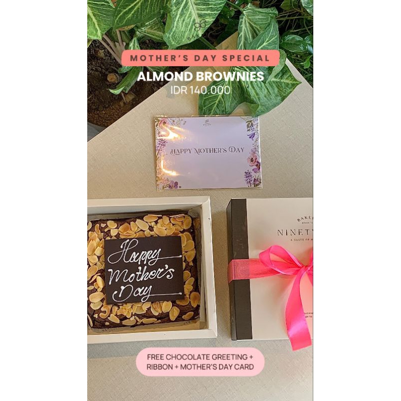 

Brownies Almond Edition Mother's Day & Christmas Day