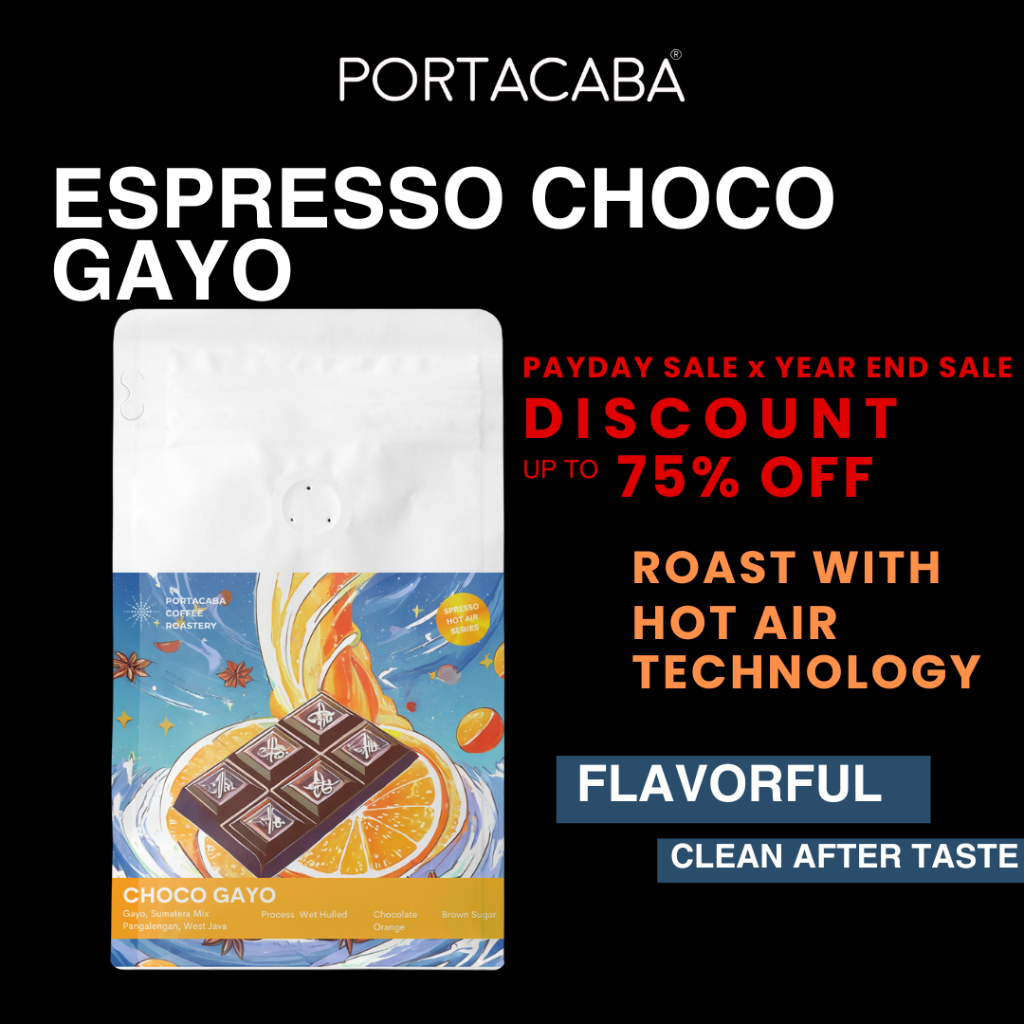 

Kopi Aceh Gayo Mix Ciwidey Arabika Portacaba Espresso Choco Gayo100gr