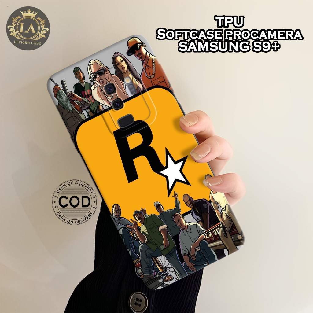 Case Samsung Galaxy S9+ Terbaru  - Leviora Case - Fashion Case GTA - Softcase Samsung Galaxy S9+ - C