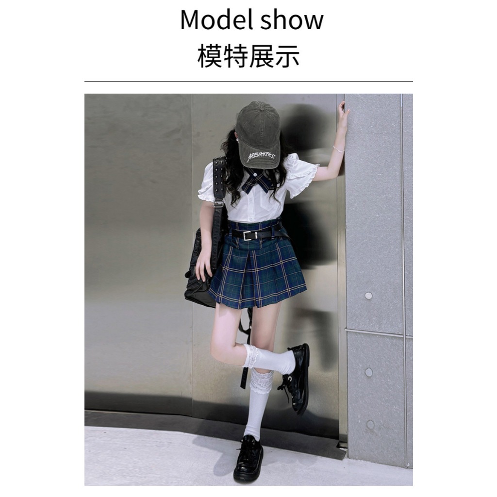 Hanna checkered skirt. rok kotak-kotak. baju anak remaja tanggung perempuan cewek bagus murah baju d