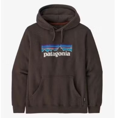 PATAGONIA PG LOGO UPRISAL HOODIE MENS CONE BROWN SECOND