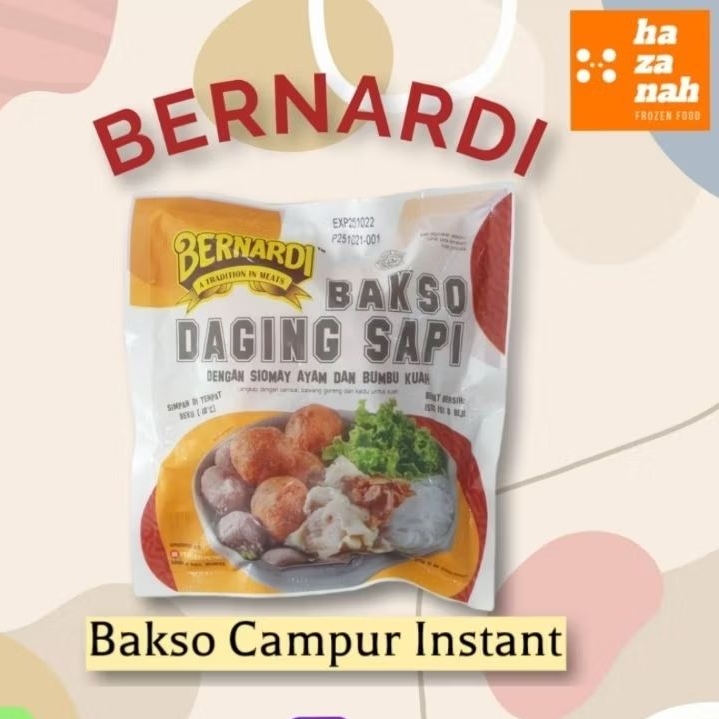 

Bernardi Bakso Instan 150gr