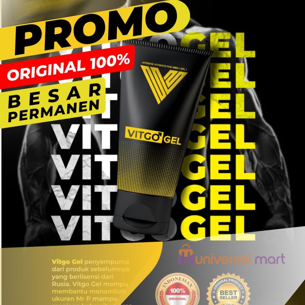 Vitgo Gel Herbal Pembesar Penis BPOM Original Mengobati Ejakulasi Dini Besar Permanen