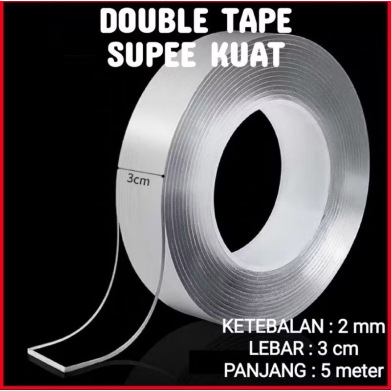 

double tape nano panjang 5M