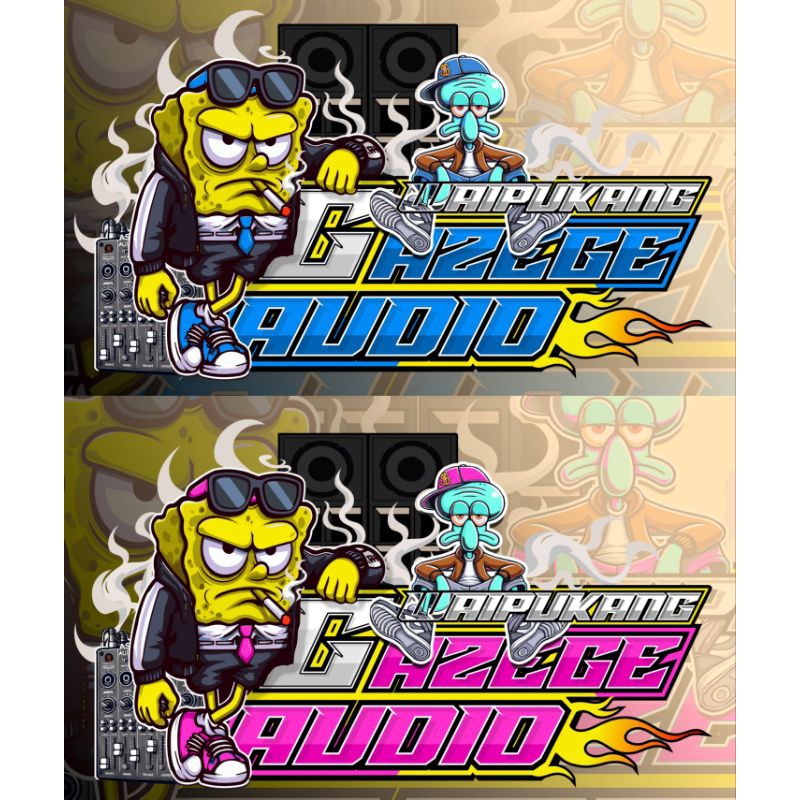 Jasa Design Logo Racing/Audio/Minuman