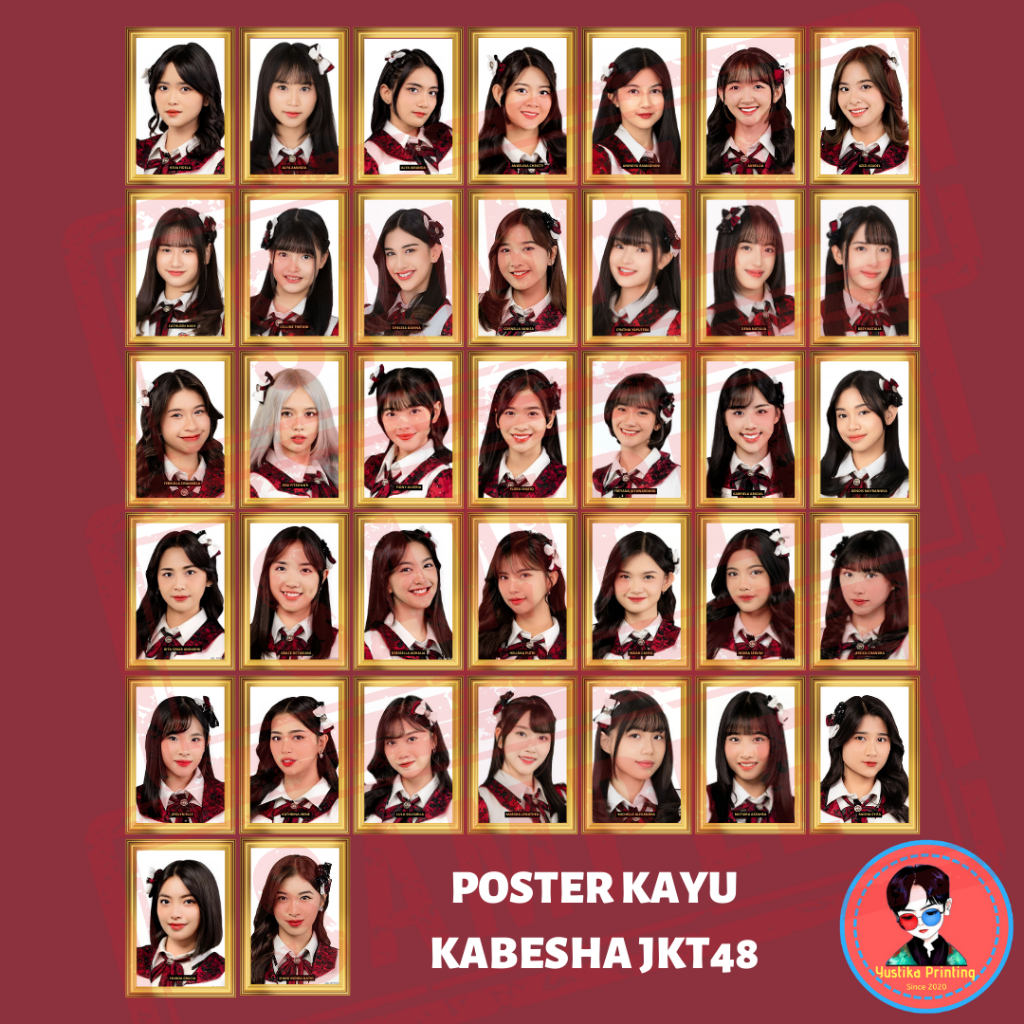 POSTER KAYU KABESHA JKT48 NEW ERA - BEBAS PILIH MEMBER