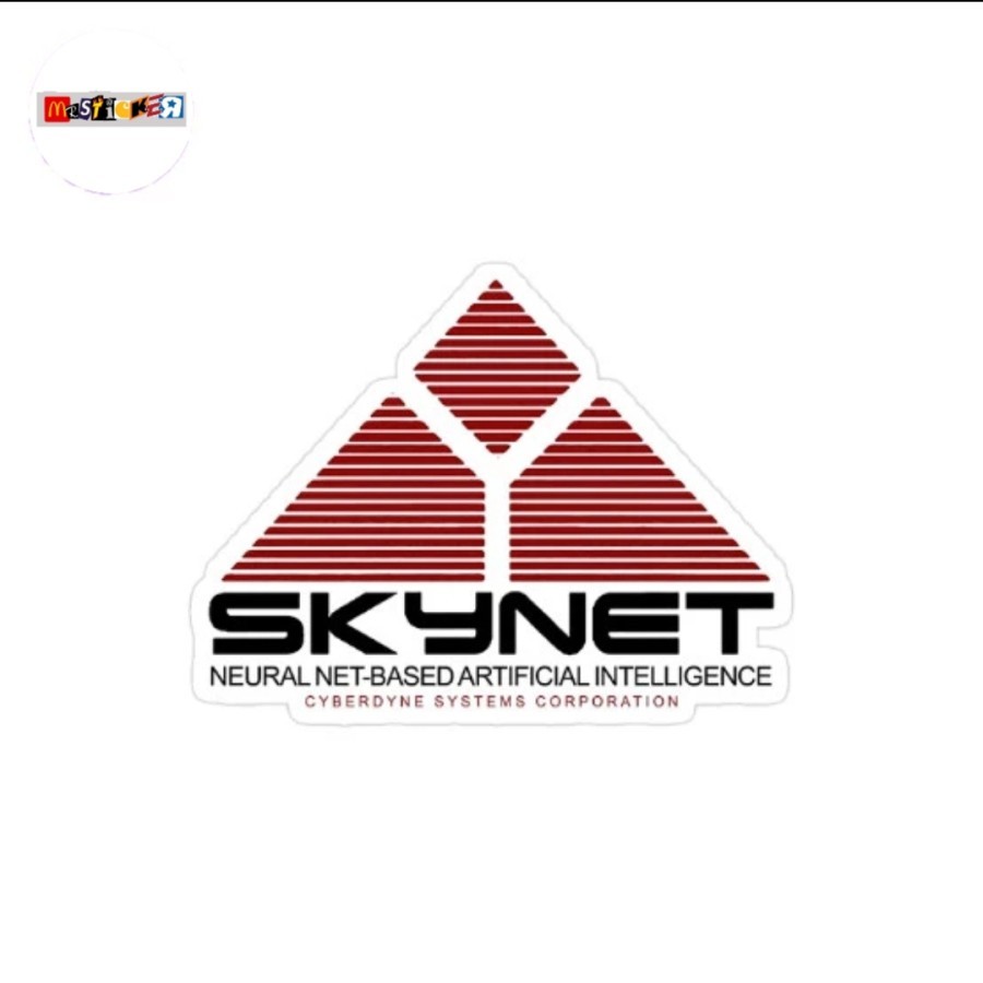 

sticker SKYNET Cyberdine Systems Corporation logo diecut stiker film terminator