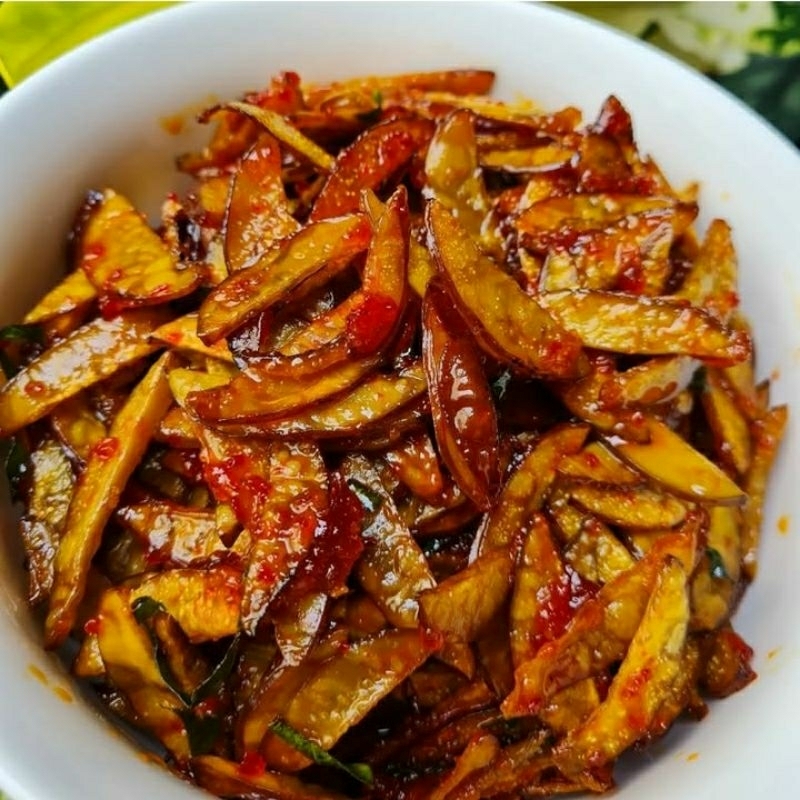 

goreng gareng jengkol crispy pedas (mpok saroh)