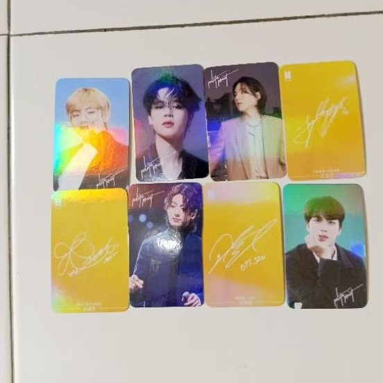 (10pcs) PHOTOCARD HOLOGRAM CUSTOM 2 SISI (DEPAN & BELAKANG)