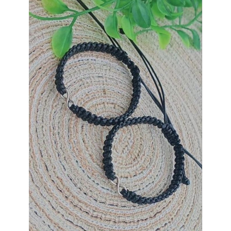 [INFINITY] [FREE BOX] Sepasang Gelang Couple Infinity | Gelang Pasangan Sahabat | Gelang Tali Infini