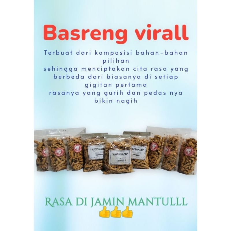 

Basreng pedas daun jeruk/original murah