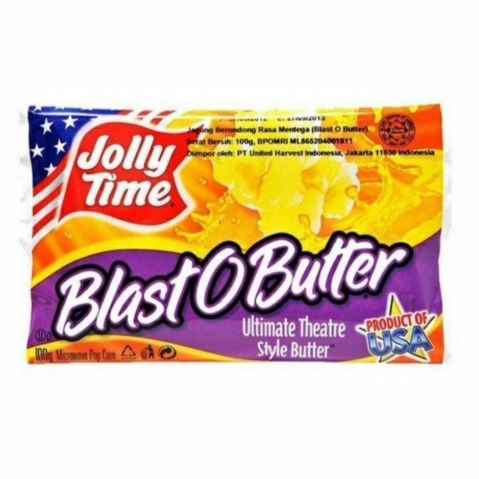 

jagung pop corn jolly time ultimate blast o butter 100