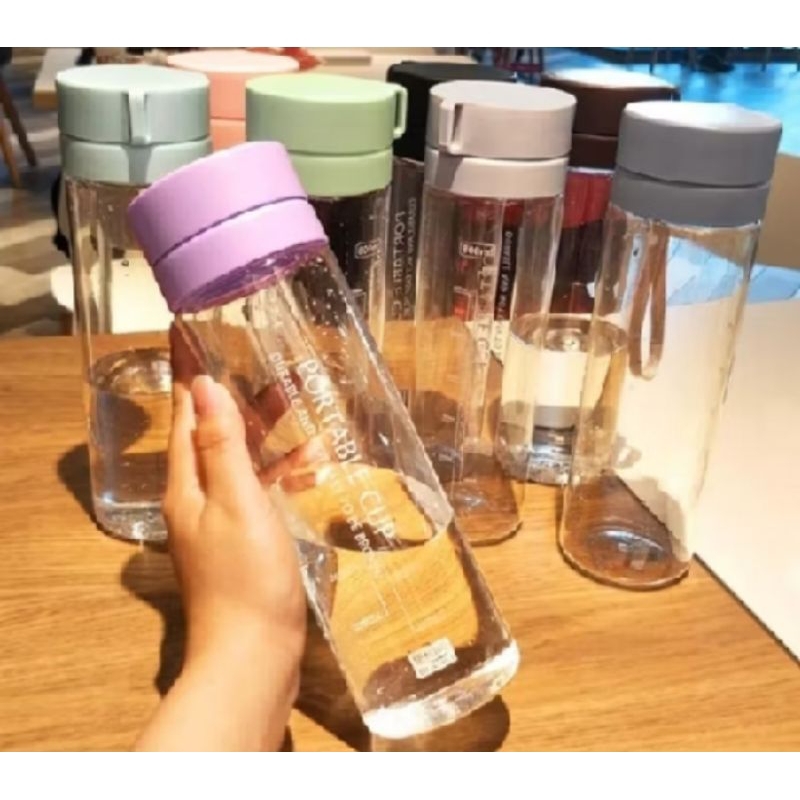 BOTOL MINUM PLASTIK PORTABLE CUP