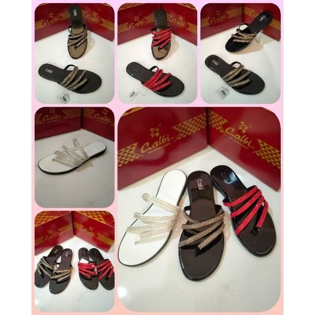 Sandal Jepit Teplek Tali 3 Merk CALBI KAX.296