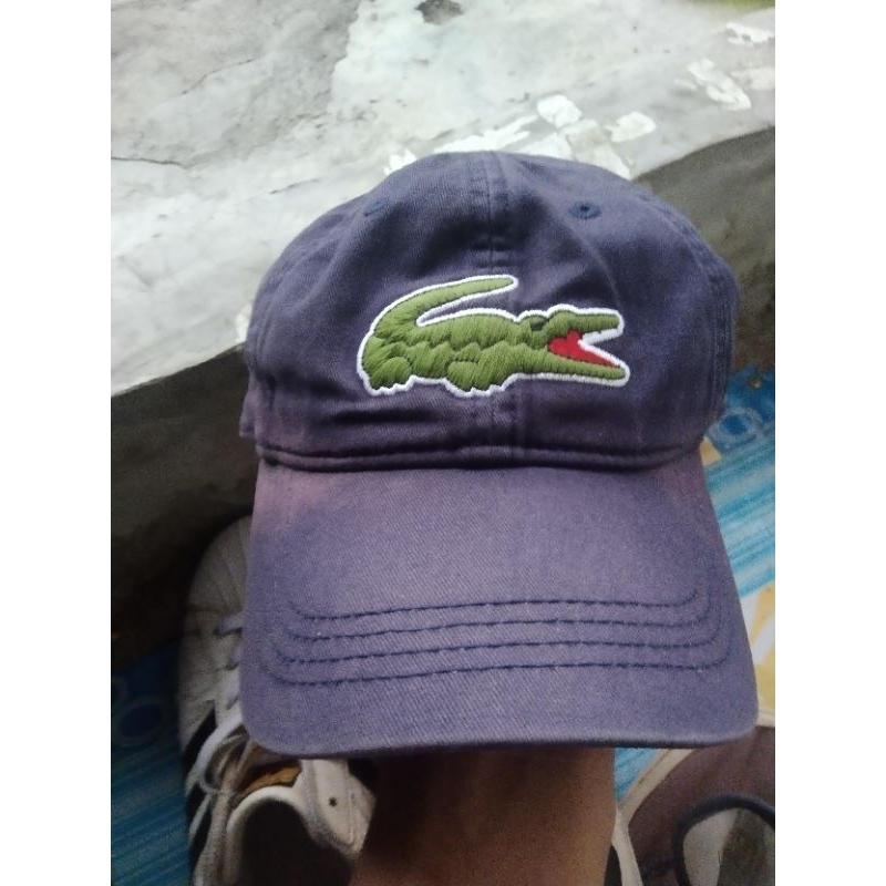 TOPI CAPS LACOSTE ORIGINAL BIG LOGO BUAYA
