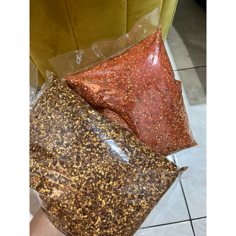 

Cabe Bubuk Kasar 1KG Rasa Asli Original dan Gurih|| Bisa Chili Oil